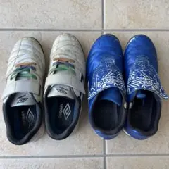 umbro サッカートレーニングシューズ ホワイト/ブルー