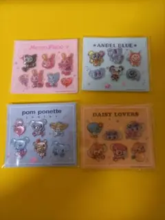 ナルミヤキャラクターズ　オリジナルぷっくりシール4点セット