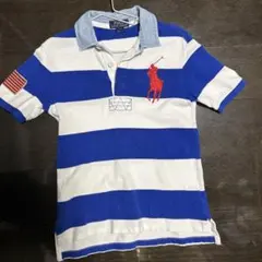 Sサイズ　Polo Ralph Lauren ボーダー ポロシャツ値下げ可能のサムネイル