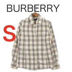 H5794◾️バーバリー　コットン　ノバチェック　長袖シャツ