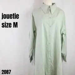 jouetie ジュエティ 美品 シャツワンピース M ライトグリーン　2087