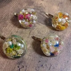 ハンドメイド ポニーフック 2個セット（お好きなもの２種、早い者勝ち！）