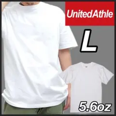 ユナイテッドアスレ 新品未使用 5.6oz 無地 半袖Tシャツ ホワイト L
