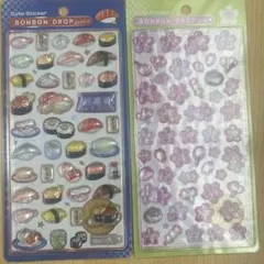 【正規品】和柄ボンボンドロップシール　立体シール 2セット