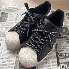 adidas SUPERSTAR スニーカー ブラック ホワイト FV3442のサムネイル