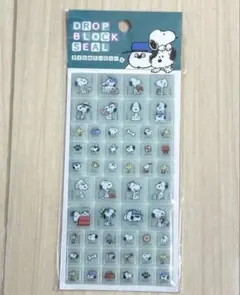 PEANUTS ドロップブロックシール スヌーピーシール カミオジャパン