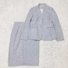 極美品✨ユナイテッドアローズ シルク混 メランジツイード セットアップ 日本製