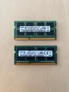 SAMSUNGメモリDDR3 4GB×2枚