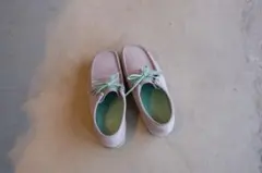 clarks ワラビーブーツ　クラークス　モカシンシューズ　革靴