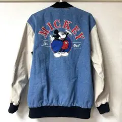 美品　ロデオクラウンズ　ミッキー　デニム　ブルゾン　Lサイズ　刺繍のサムネイル