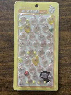 3Dステッカー 立体シール ボンボンドロップシール風 ちいかわ うさぎ