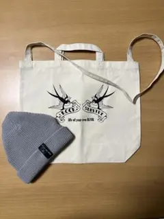 Life at your own Risk 2wayトートバッグ&ニットキャップ