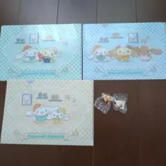 くら寿司　シナモロール　フィギュア　クリアファイル　セット