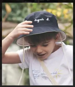 ゆ*ン様 アニエスベー リバーシブルハット