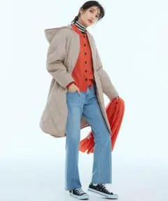 23区　新品　中綿ロングパディング アウター　ベージュ
