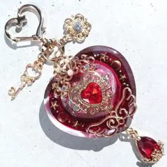 シャカシャカキーホルダー シャカシャカシェイカー ハート 赤 桜 ③ 463 シャカシャカ シェイカー キーホルダー ハート - メルカリ