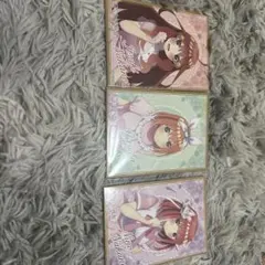 5等分の花嫁 二乃 四葉 五月色紙 3枚セット