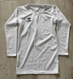 だ*ん様 hummel アンダーシャツ ホワイト サッカー 長袖 Tシャツ 16