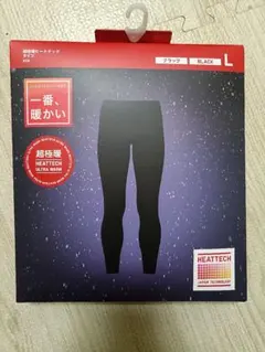 UNIQLO HEATTECH ブラック レギンス L