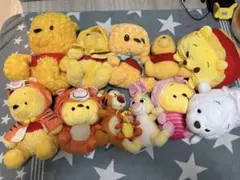 くまのプーさん ぬいぐるみとクッション12点セット まとめ売り