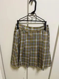 WEGO プリーツチェックスカート F