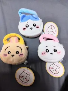 ちいかわ 　ハチワレ　うさぎ　ぬいふわ　トートミニ　 3点セット　まとめ売り