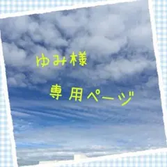 ゆみ様専用ページ