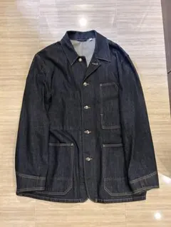 ユニクロU デニム　オーバーシャツジャケット　L