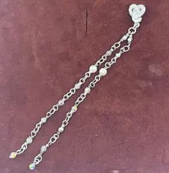 SWAROVSKI スワロフスキー ロングイヤリング 片耳 ハート