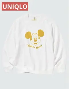 【UNIQLO】ミッキーシャインズスウェットシャツ　男女兼用Mサイズ　ディズニー