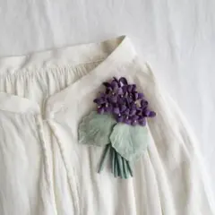 105ハンドメイドコサージュ布花ブローチ入学式卒業式結婚式ナチュラルオケージョン