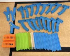 プラレール 曲線坂レール 分岐レール 直線レール まとめ売り