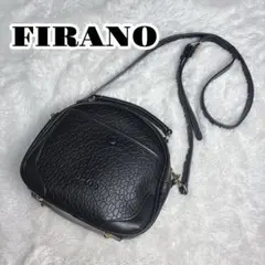 FIRANO フィラノ 2WAY ショルダーバッグ ブラック ゴールド金具 美品