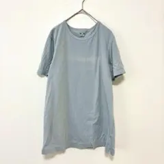 【USA製】【スリードッツ】半袖 Tシャツ ライトブルー L 綿100%【N7】のサムネイル