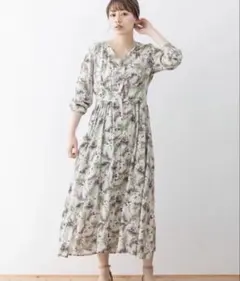 sonny label ヴィンテージトロピカルプリントワンピース