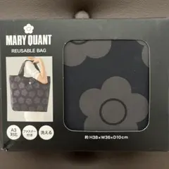 MARY QUANT リユーザブルバッグ 花柄 A3対応