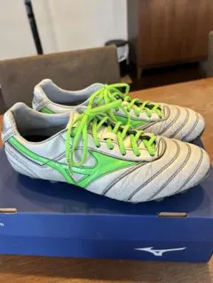 Mizuno モレリア2JAPAN 限定 サッカーシューズ ホワイト/グリーン
