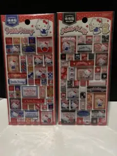 海外公式正規品サンリオキティータイルシール２枚セット