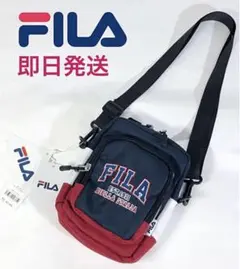 【新品】FILA 別注 刺繍ロゴ ミニショルダーバッグ