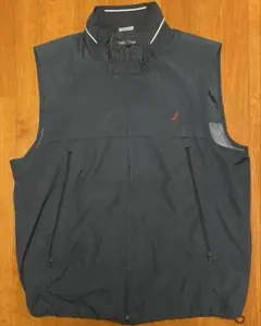 NAUTICA XL ネイビー ベスト　古着