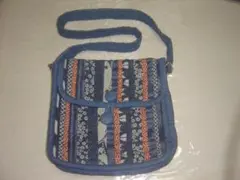 手作りパッチワークショルダーバッグ