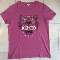 【美品】KENZO トラプリント Tシャツ S ピンク