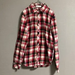 【cecil mcbee】シャツ　長袖　チェック　総柄　カジュアル　明るい　元気