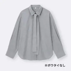 GU ボウタイシャツQ （シャツのみ）ブラウス