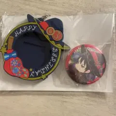 ツイステ　ブルームバースデーカバー付き缶バッジ　デュース