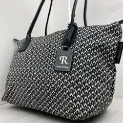 ロベルタピエリ TATAMI トートバッグ 肩掛け ナイロン ブラック系