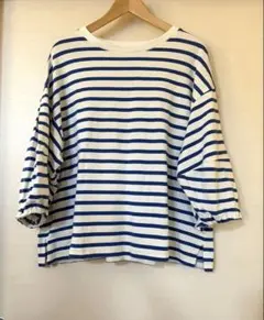 ニコアンド niko andカットソー五分袖Tシャツ