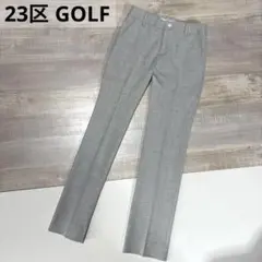 23区GOLF★総柄★短起毛★全方向ストレッチ 【レディース サイズ58（XS】