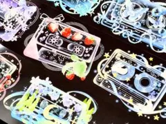 切売 1609★ 海外 マスキングテープ マステ PET 装飾 花 贝壳光