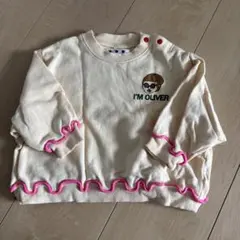 MARKEY'S マエウシロプリントトレーナー 80㎝